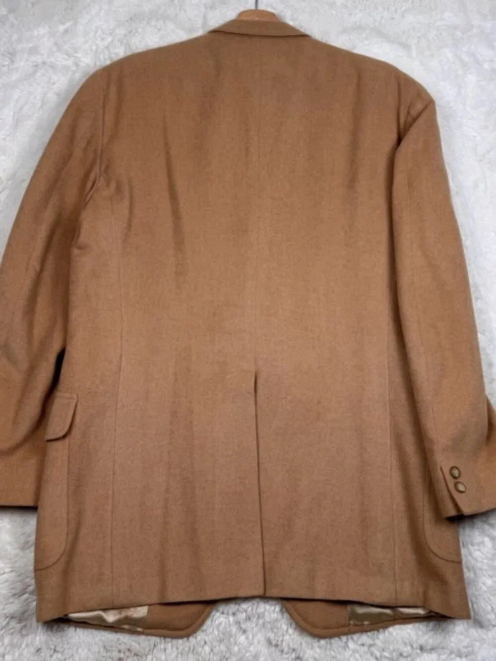 Jos. A. Bank Tan 3 Button Sport Coat 100% Camel Hair Mens 42R Blazer Premier